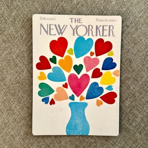 Vintage Valentine’s New Yorker 1973 Magnet - Picture 2 of 5